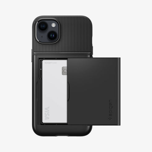 ACS04835 - iPhone 14 Pro Max Case Slim Armor CS in black showing the back